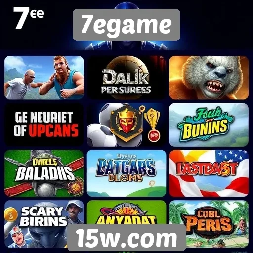 Avaliação dos jogos mais populares no 7egame