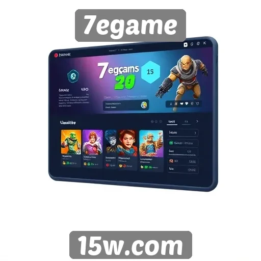 Análise da interface do usuário do 7egame